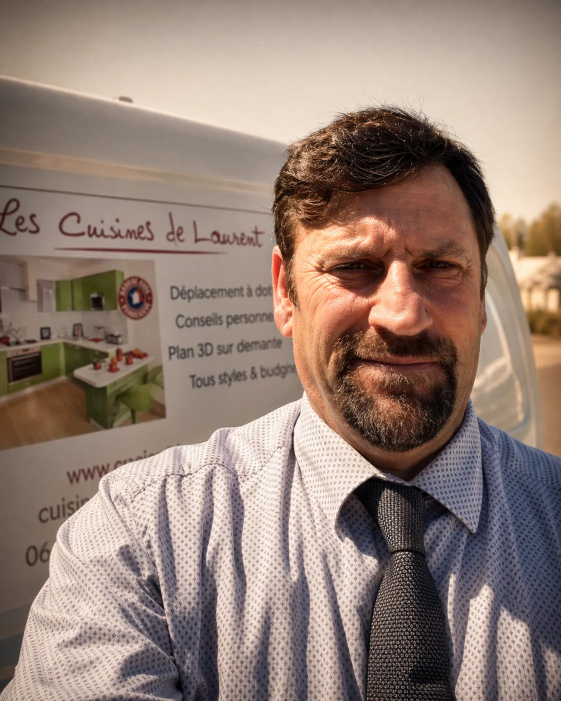 Portrait de Laurent BOX, concepteur d'agencements sur-mesure en Ariège